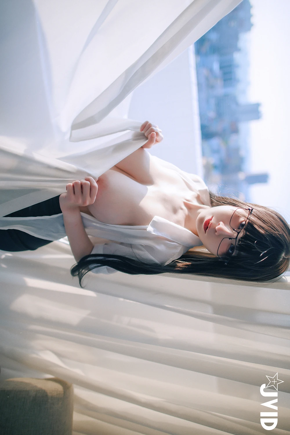 JVID 黎菲儿 – 超完美巨乳-色色的女同事加班时の脱衣诱惑 52