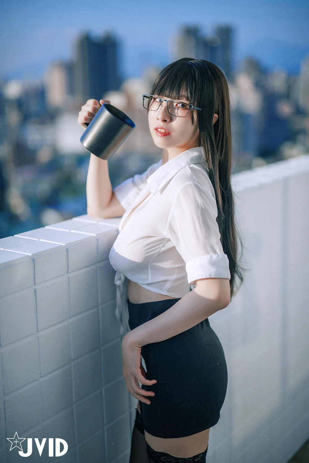 JVID 黎菲儿 – 超完美巨乳-色色的女同事加班时の脱衣诱惑 43