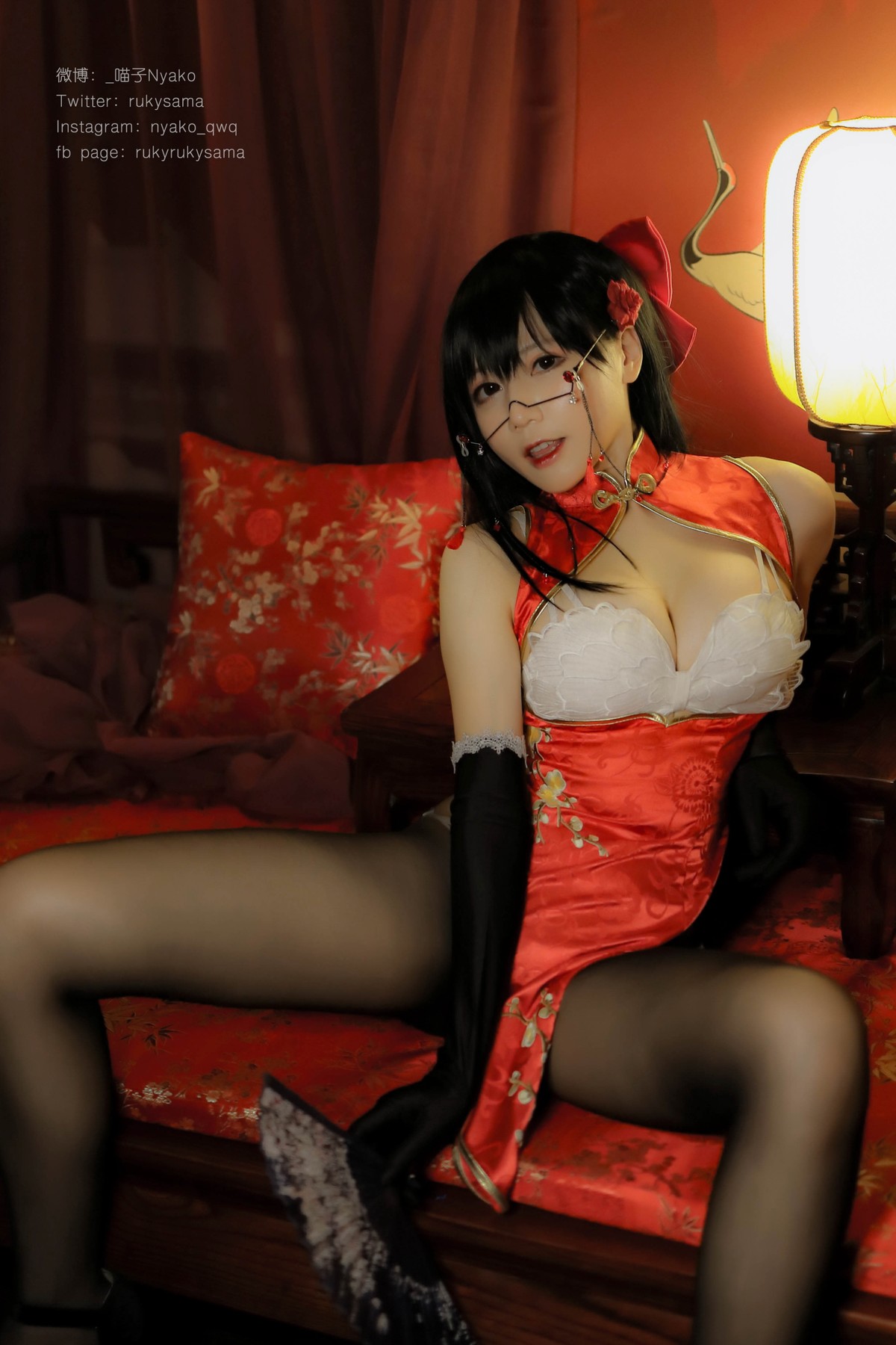 Cosplay Nyako喵子 チャイナドレス Vol.01 55